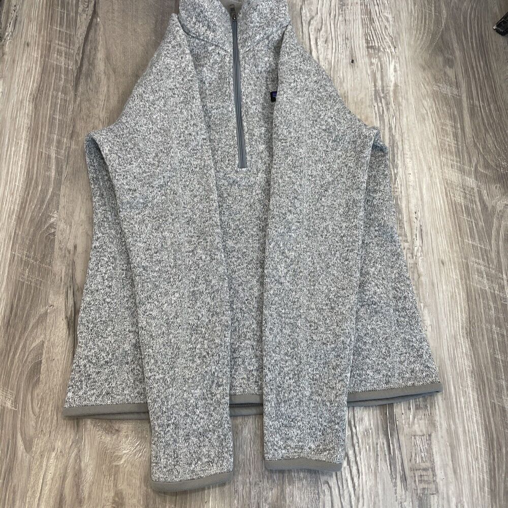 Patagonia Fleece Better Sweater Gray 1/4 Zip Fleece Heathered Womens Size Small - Picture 13 of 16